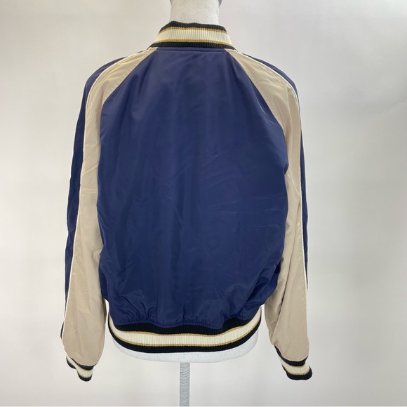 Nordstrom BP Bomber Jacket Medium Blue - Picture 7 of 16